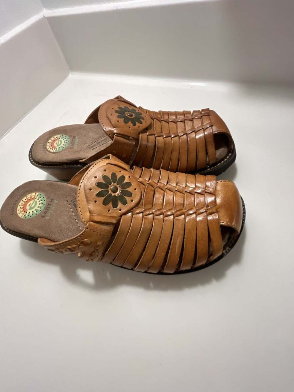 Earth Spirit Gelron 2000 Platform Sandals - Brown